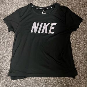 Nike Black Short Sleeve Logo Tee